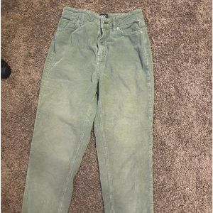 Wide straight leg corduroy jeans